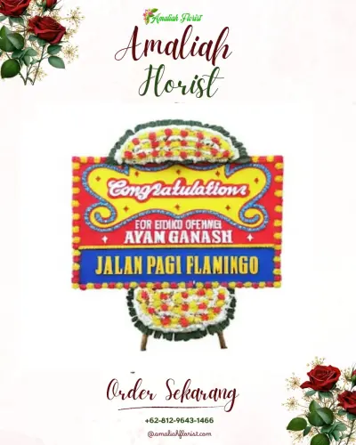 Bunga Papan Congratulation di Karanggondang